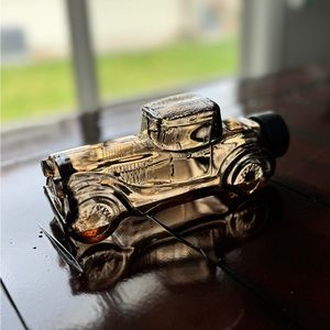 Vintage Avon Sterling Six Decanter Bottle Amber Brown